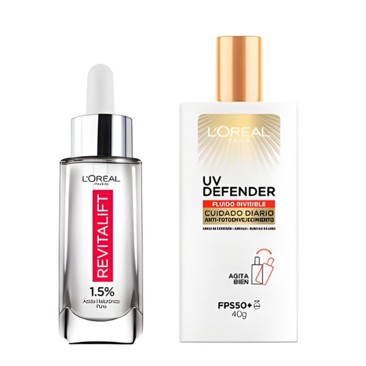 Pack L'Oreal Revitalift Protector Solar Fps 50 + Sérum 