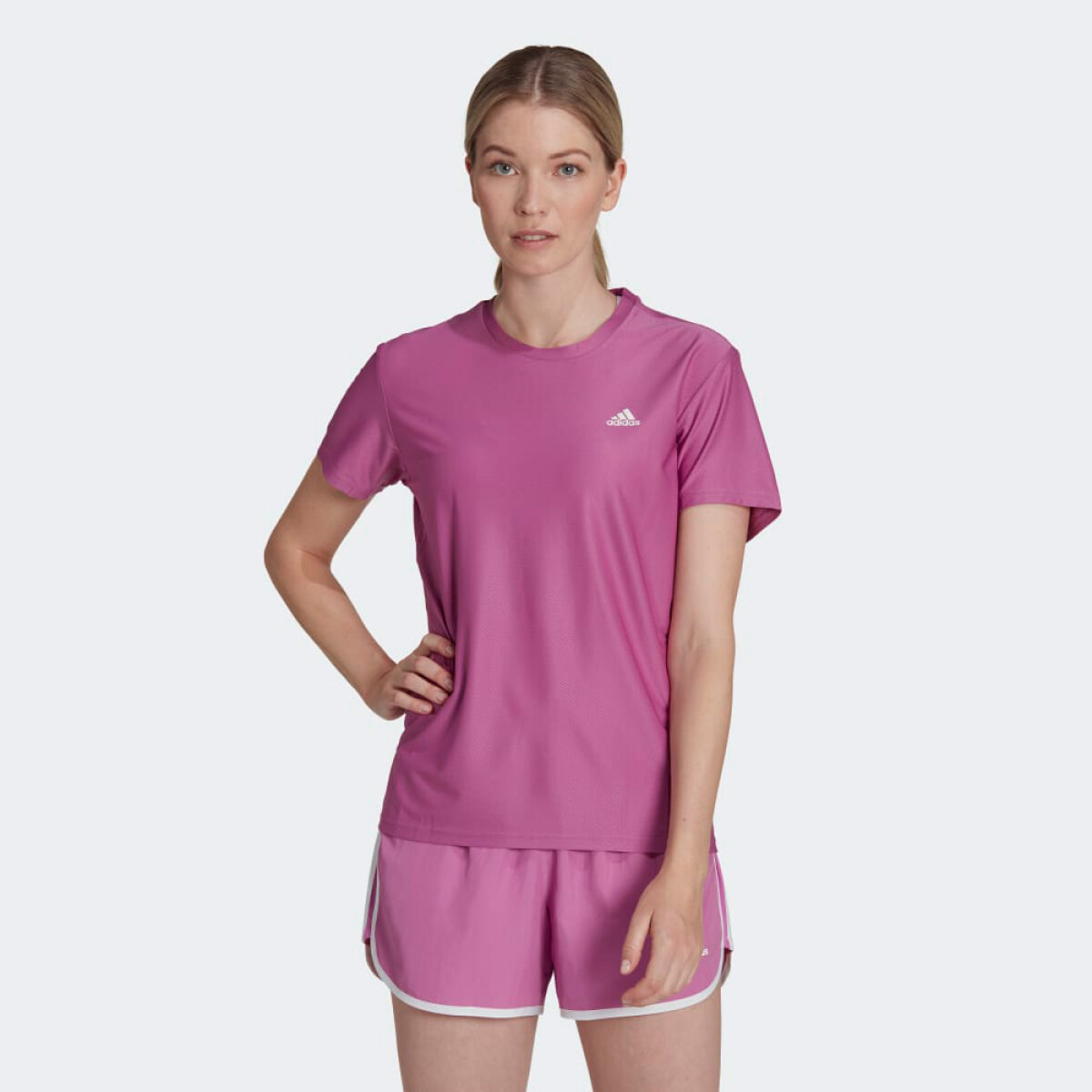 Remera de Mujer Adidas Runner Adidas - Lila 