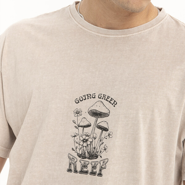 Remera Reef Oversize Beige