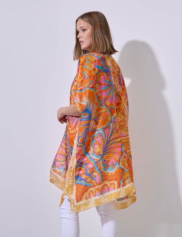 Kimono Printed MULTI/ANARANJADO