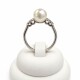 Anillo en Oro blanco 18kt con perla y Brillantes Anillo en Oro blanco 18kt con perla y Brillantes