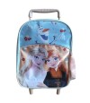 Mochila infantil Frozen con Carro Tafeta Chica 35 x 26 cm Celeste