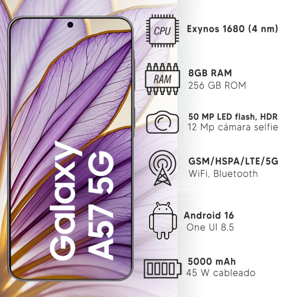 Samsung A57 8/256gb 5g + Regalo AZUL