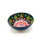 Bowl de cerámica pintado 12 cm Negro