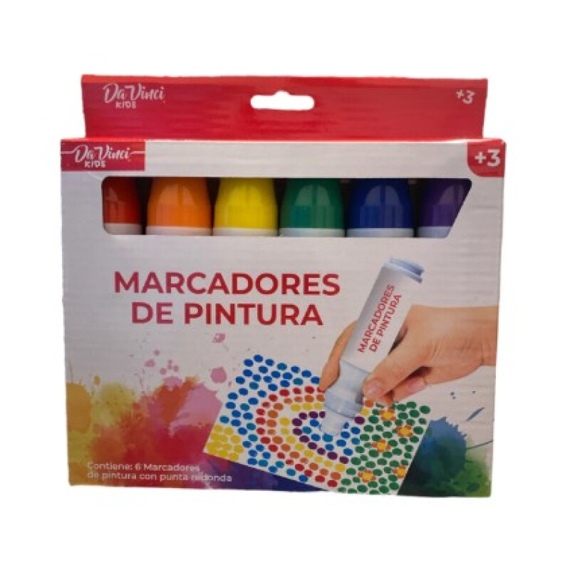 Marcador Davinci Kids 6 unidades Unica