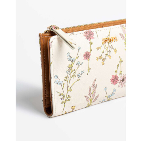 Billetera Fichero Special Price Estampado Flores