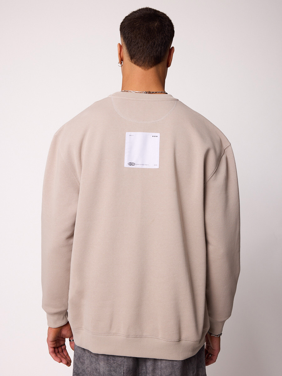 SWEATER BLOKE DIXIE Gris Plata