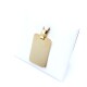 Medalla en oro 18k rectangular. Medida 22 x 15 mm Medalla en oro 18k rectangular. Medida 22 x 15 mm