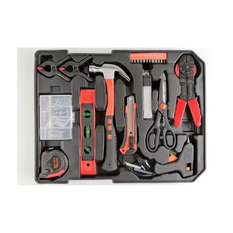 Valija de Herramientas Lumax con 450 Accesorios y Carrito Valija de Herramientas Lumax con 450 Accesorios y Carrito