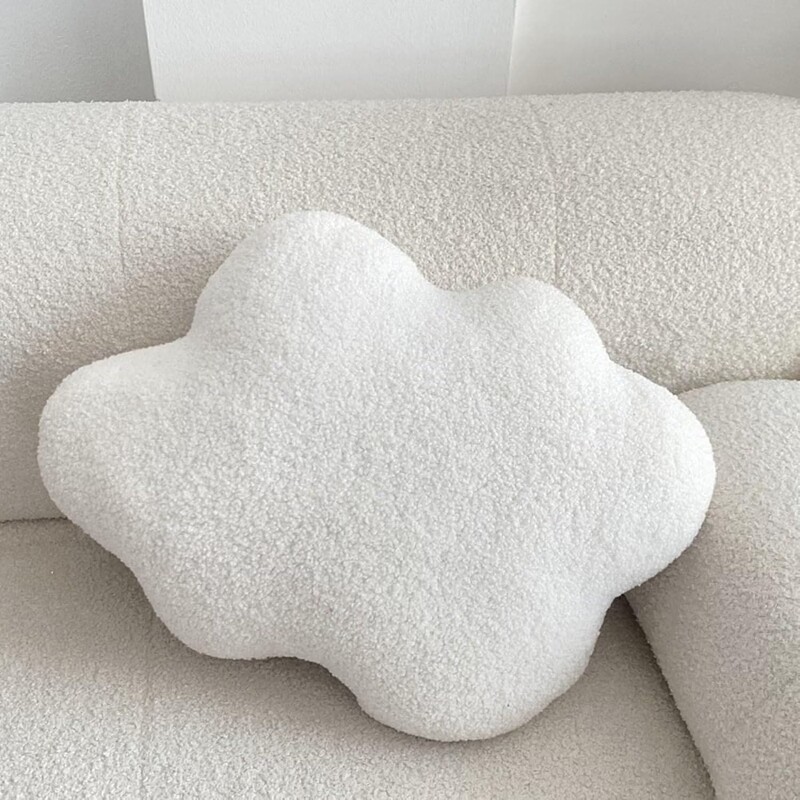 Almohadón nube blanco