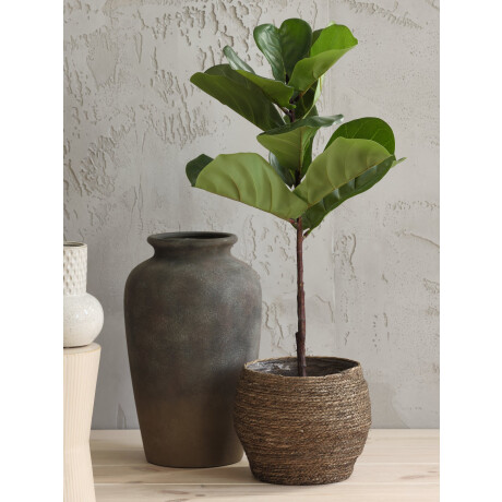Maceta SIVERT Ø26xA23cm marrón Marrón