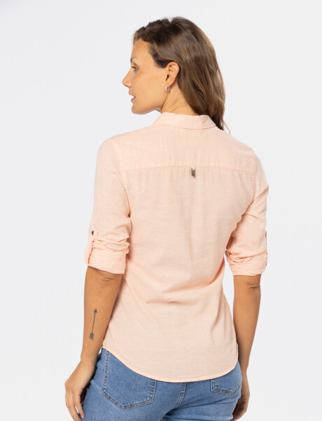 CAMISA DE LINO Rosado