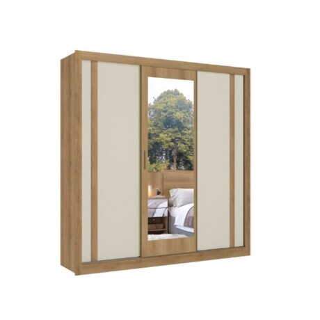 ROPERO 3P IBIZA CAPUCCINO OFF WHITE / CACAU GLASS REVERSIBLE ROPERO 3P IBIZA CAPUCCINO OFF WHITE / CACAU GLASS REVERSIBLE