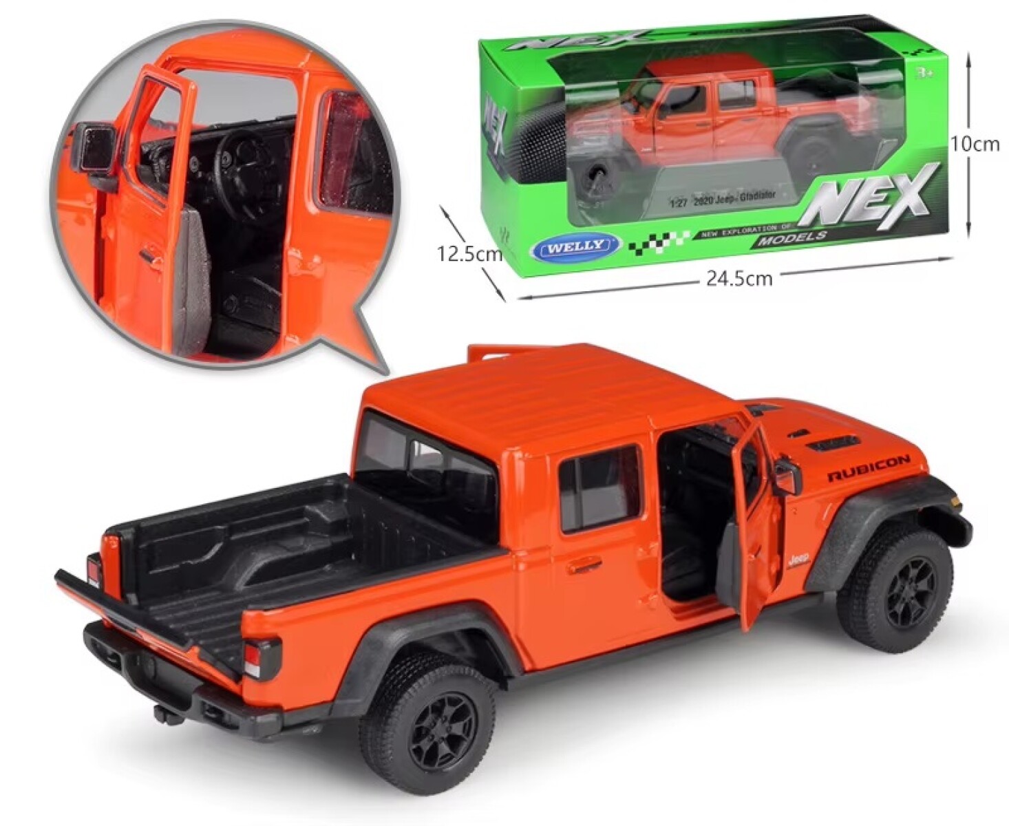 Welly Vehículo 1:27 2020 Jeep Gladiator 