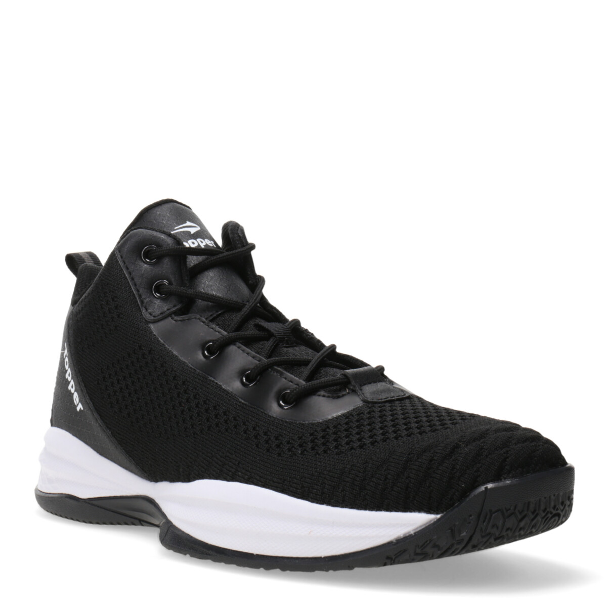 Championes de Hombre Topper Candun Basket - Negro - Blanco 