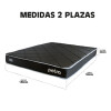 Sommier Somier Colchón 2plazas Espuma 20cm 150kg Reversible Color Negro Sommier Somier Colchón 2plazas Espuma 20cm 150kg Reversible Color Negro