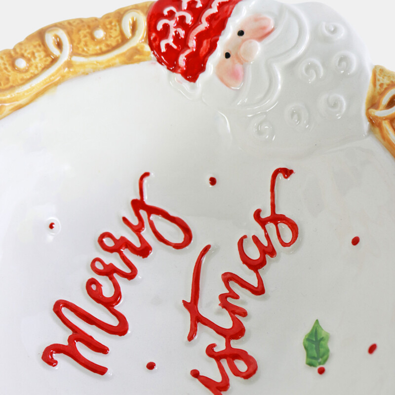 BOWL CERAMICA MERRY CHRISTMAS 21X19X6CM Unica