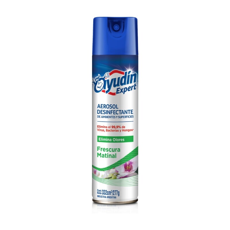 Ayudín Aerosol Desinfectante Expert Frescura Matinal 332ml Ayudín Aerosol Desinfectante Expert Frescura Matinal 332ml