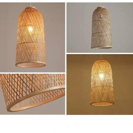 Lámpara Colgante de Bambú Natural Ø30cm x Alt 70cm Lámpara Colgante de Bambú Natural Ø30cm x Alt 70cm