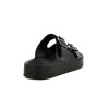 Sandalias Mujer Darkness Dos Tiras Con Hebilla Negro