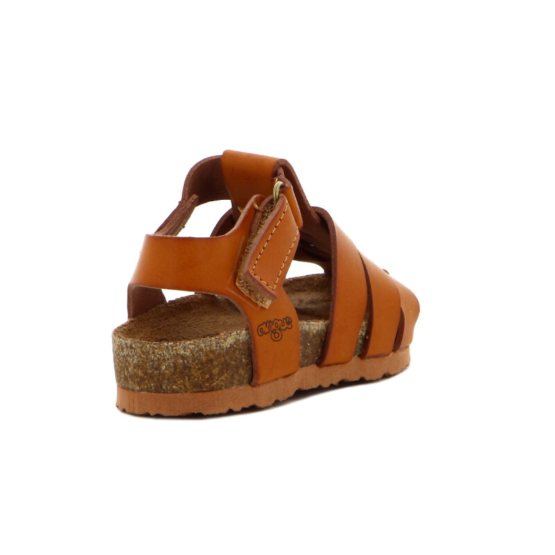 Angus Sandalia Niño Franciscana C/ Pulsera Y Velcro Tan