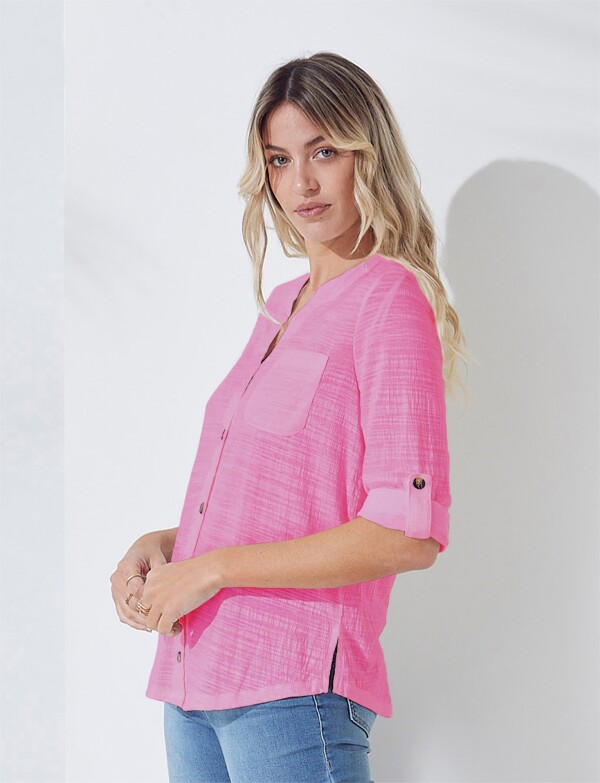 Blusa Botones ROSA