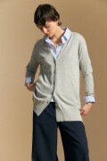CARDIGAN ROMERO Gris Melange