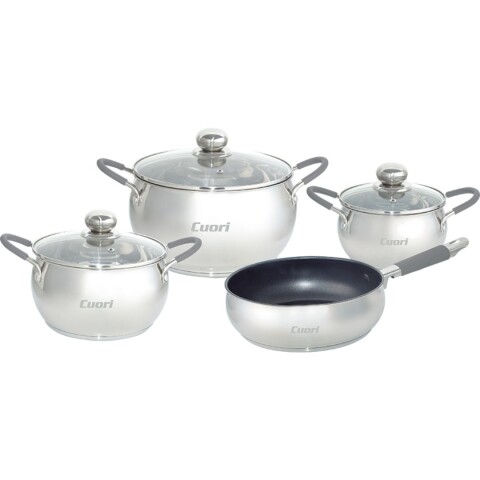 Batería de Cocina 7 Piezas Parma Batería de Cocina 7 Piezas Parma