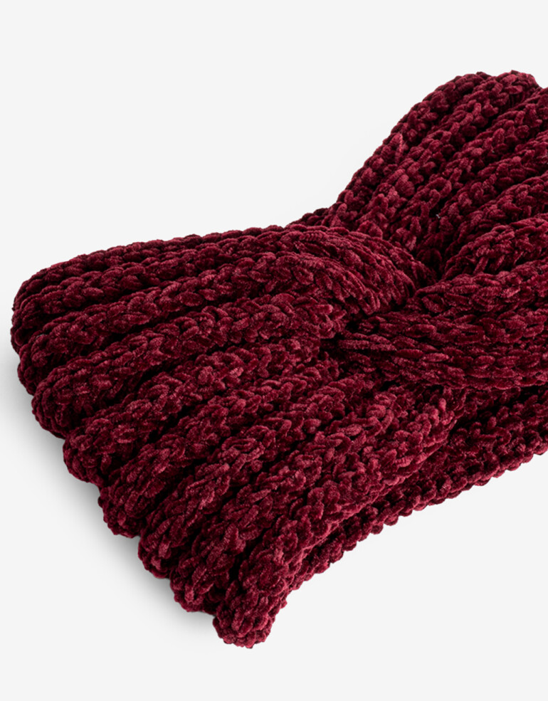 Vinchas Textiles Cozy Vinchas Textiles - Rojo Burdeaux