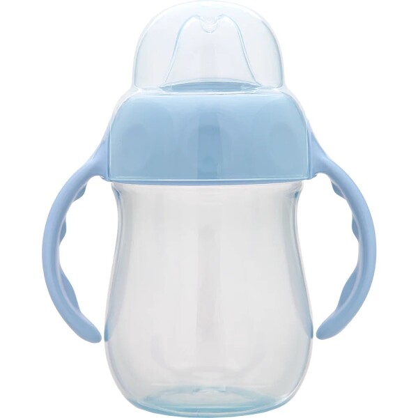 Vaso con boquilla silicona BUBA celeste
