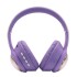 Auriculares Bluetooth Inalambricos Infantiles Rgb Conejo Mic Variante Color Violeta