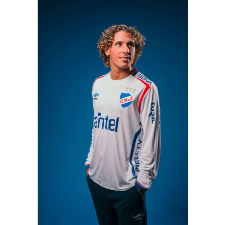 Remera Larga Camiseta Oficial Oficial 2025 de Hombre Blanco