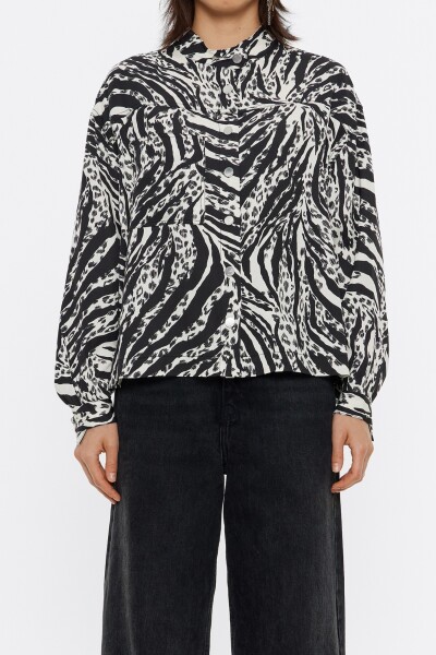 CAMISA BOXY Marfil