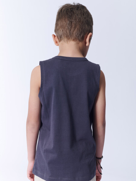 Camiseta sin mangas surfing - Fun Gris