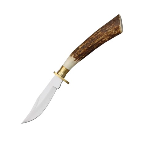 CUCHILLO DEPORTIVO HK 7.5 MANGO DE CIERVO + VAINA CUCHILLO DEPORTIVO HK 7.5 MANGO DE CIERVO + VAINA