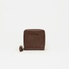 Billetera Denisse en cuero graneado Chocolate