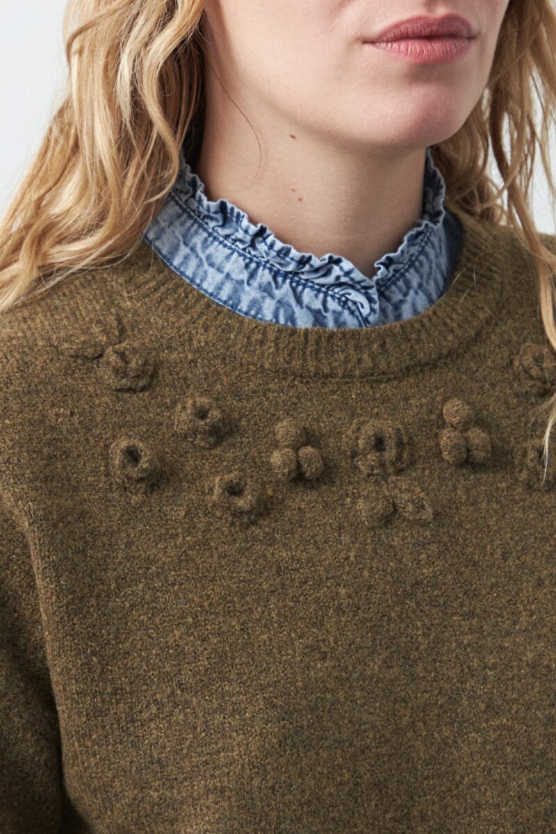 SWEATER VACANCES Verde Musgo