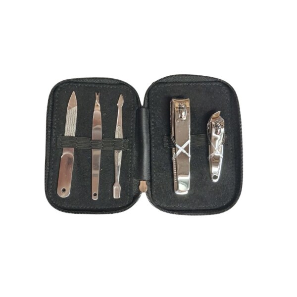Set manicuría 5pcs negro