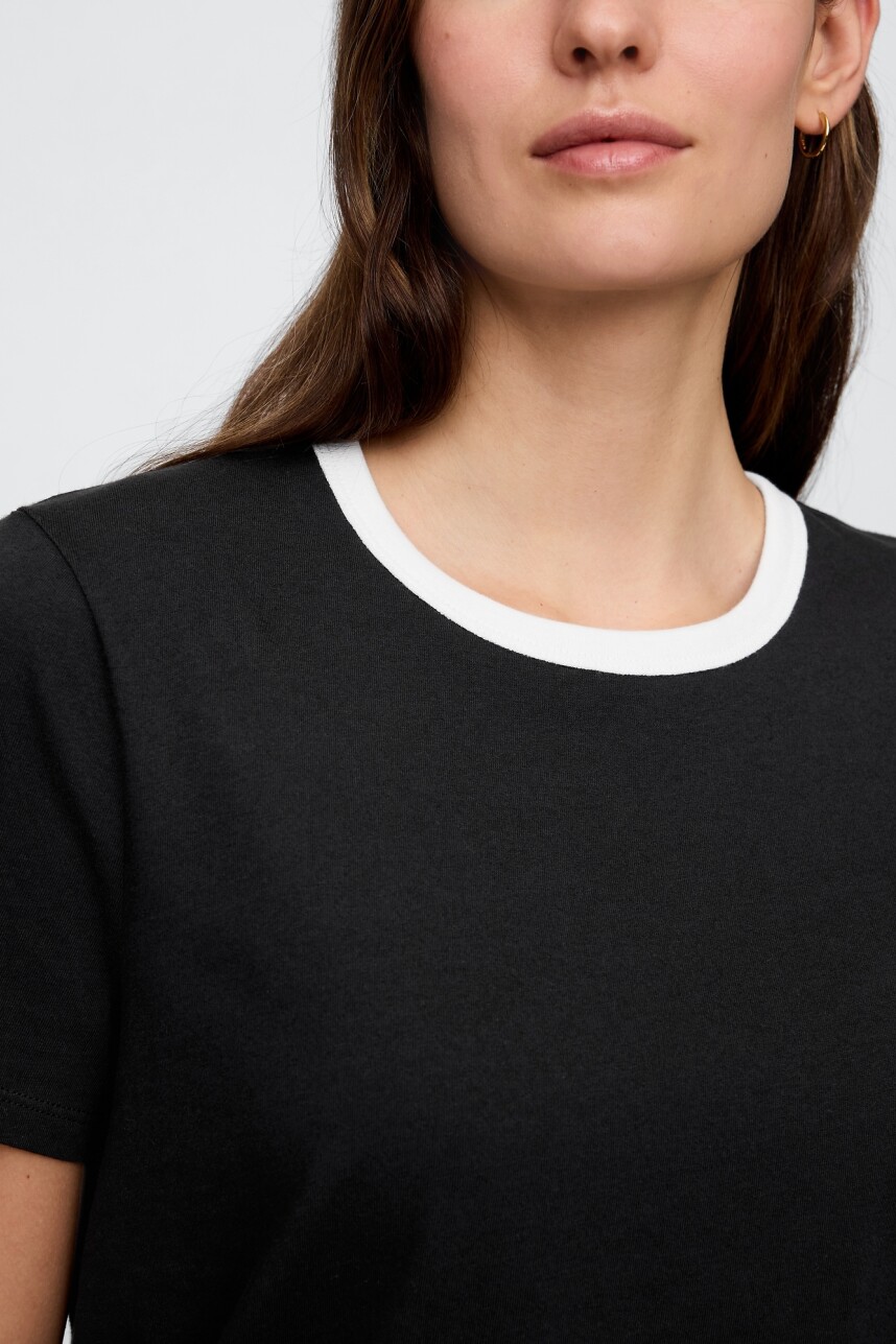 Remera Básica Cuello Redondo Mujer Moonless Night