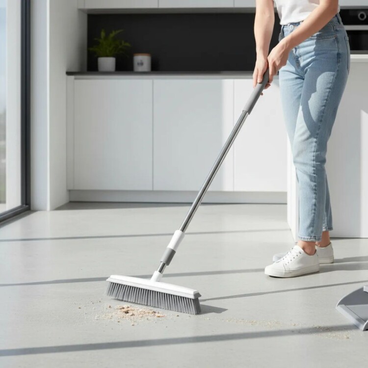 ESCOBA CON CERDAS DE SILICONA ESCOBA CON CERDAS DE SILICONA