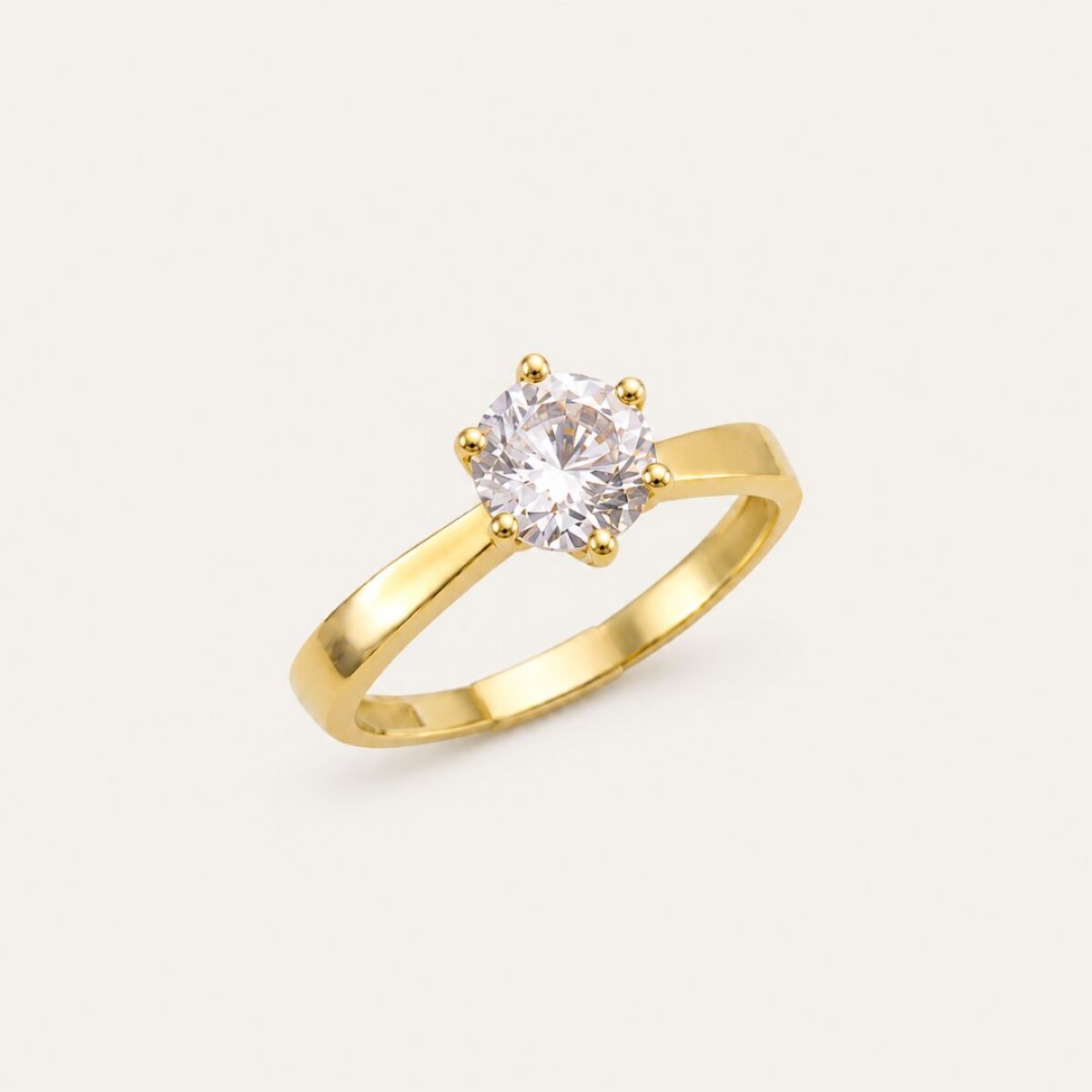 Anillo Louvre - Oro 10k 