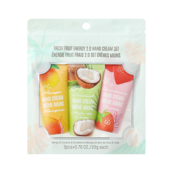Set crema de manos 3pcs frutales