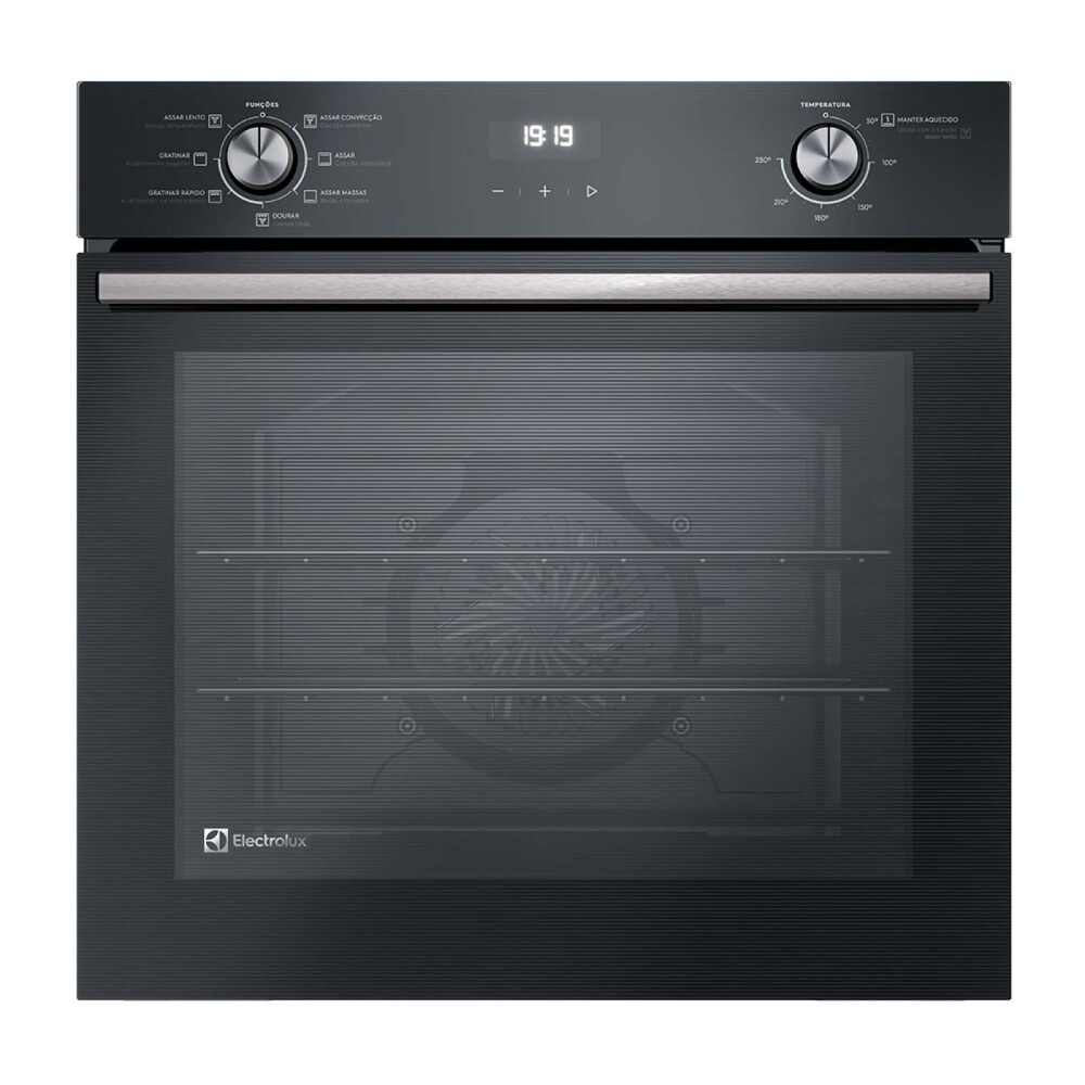 HORNO EECTRICO DE EMP. ELECTROLUX 80-LITROS NEGRO OE8EH 80L