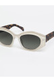 Lentes Tiwi Colette Shiny Beige With Green Gardient Lenses