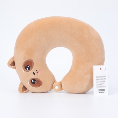 ALMOHADA PARA EL CUELLO CON FORMA DE U DE DIBUJOS ANIMADOS (MAPACHE MARRÓN) ALMOHADA PARA EL CUELLO CON FORMA DE U DE DIBUJOS ANIMADOS (MAPACHE MARRÓN)