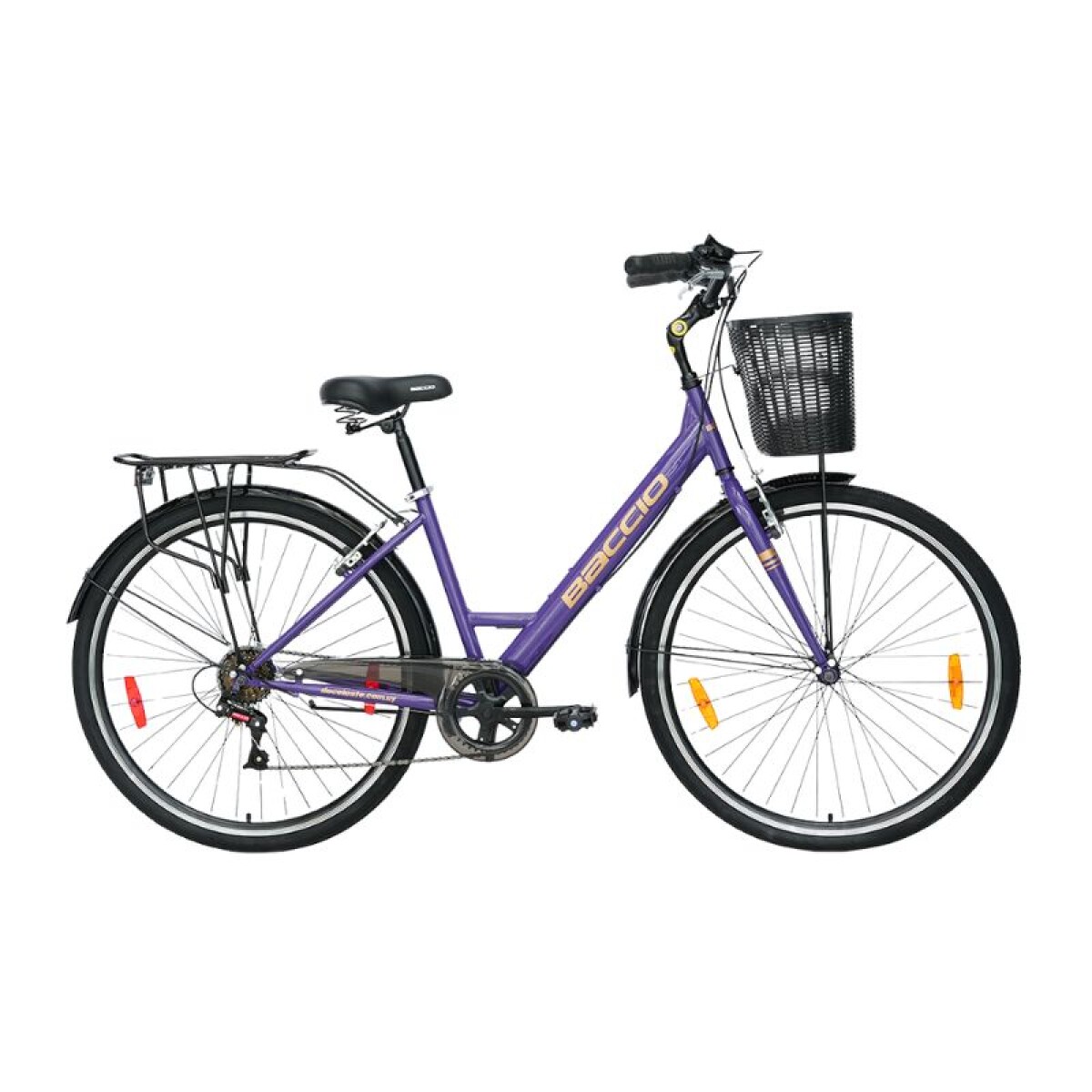 Bicicleta de paseo LIBERTY - 700c - Baccio - Violeta 