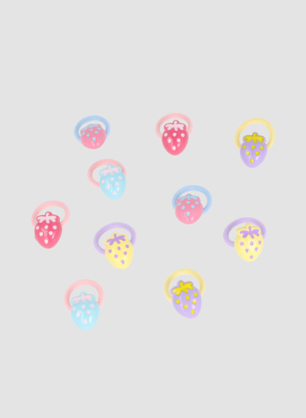 Set de gomitas fresas para el pelo Surtidos