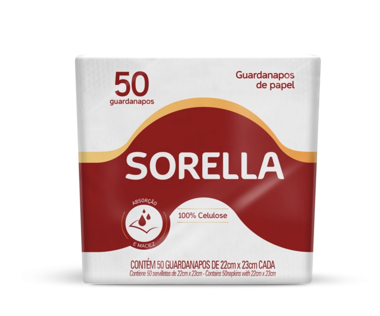 Servilletas Sorella 22x23cm 
