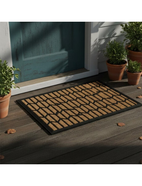 FELPUDO COCO/GOMA 40X60CM H.1CM ROMBOS FELPUDO COCO/GOMA 40X60CM H.1CM ROMBOS