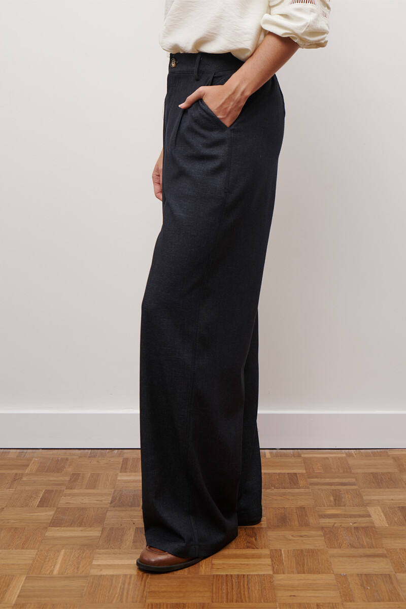 PANTALON JEAN TEXTIL NEGRO